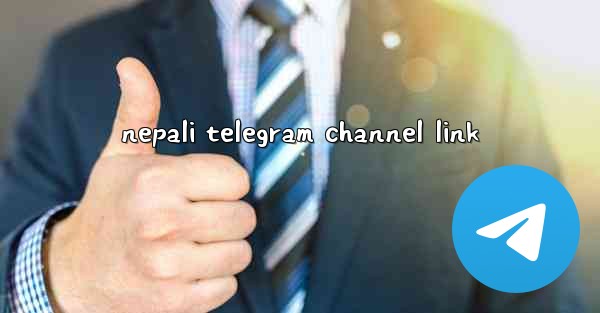 nepali telegram channel link