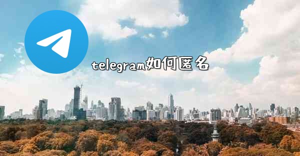 telegram如何匿名