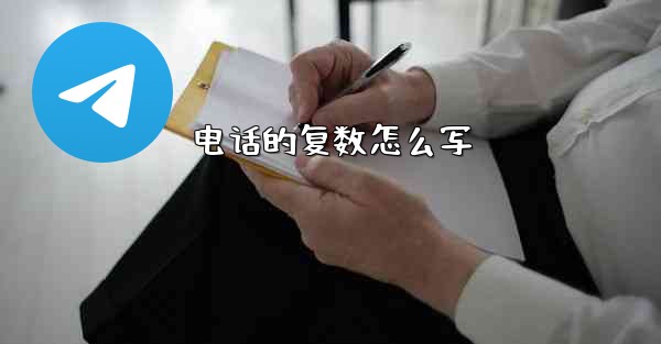 电话的复数怎么写