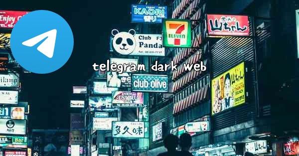 telegram dark web