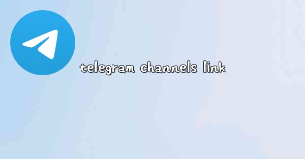 telegram channels link