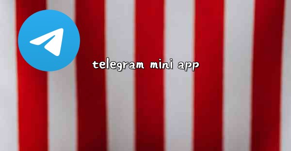 telegram mini app