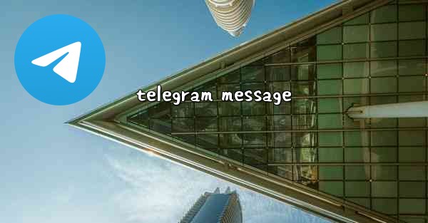 telegram message