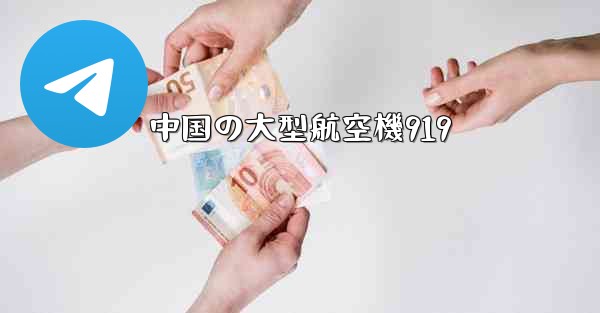 <b>中国の大型航空機919</b>