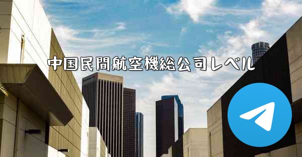 <b>中国民間航空機総公司レベル</b>