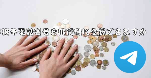 中国の携帯電話番号を飛行機に登録できますか